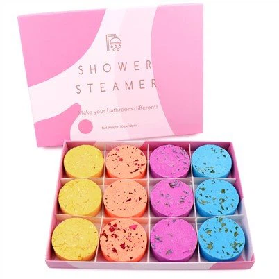 খাঁটি প্রয়োজনীয় তেল সহ গরম বিক্রয় প্রাকৃতিক ঝরনা বোমা