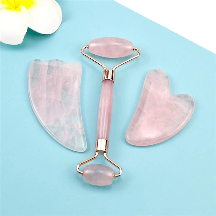 gua sha stone and jade roller