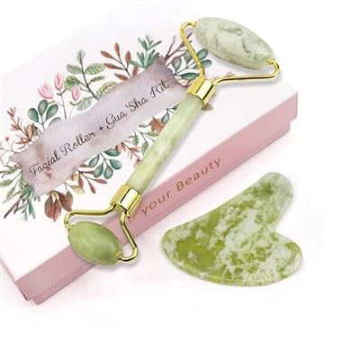 100% প্রাকৃতিক ফেসিয়াল রোলার এবং বডি ম্যাসেজ ত্বকের যত্ন সরঞ্জাম