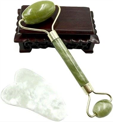 ফেস অ্যান্টি এজিংয়ের জন্য জেড রোলার ম্যাসেজার