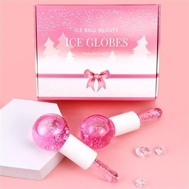 গোলাপী মুখের আইস গ্লোবস ত্বকের যত্ন সরঞ্জাম