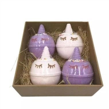 হস্তনির্মিত ক্রিম ইউনিকর্ন স্নান বোমা