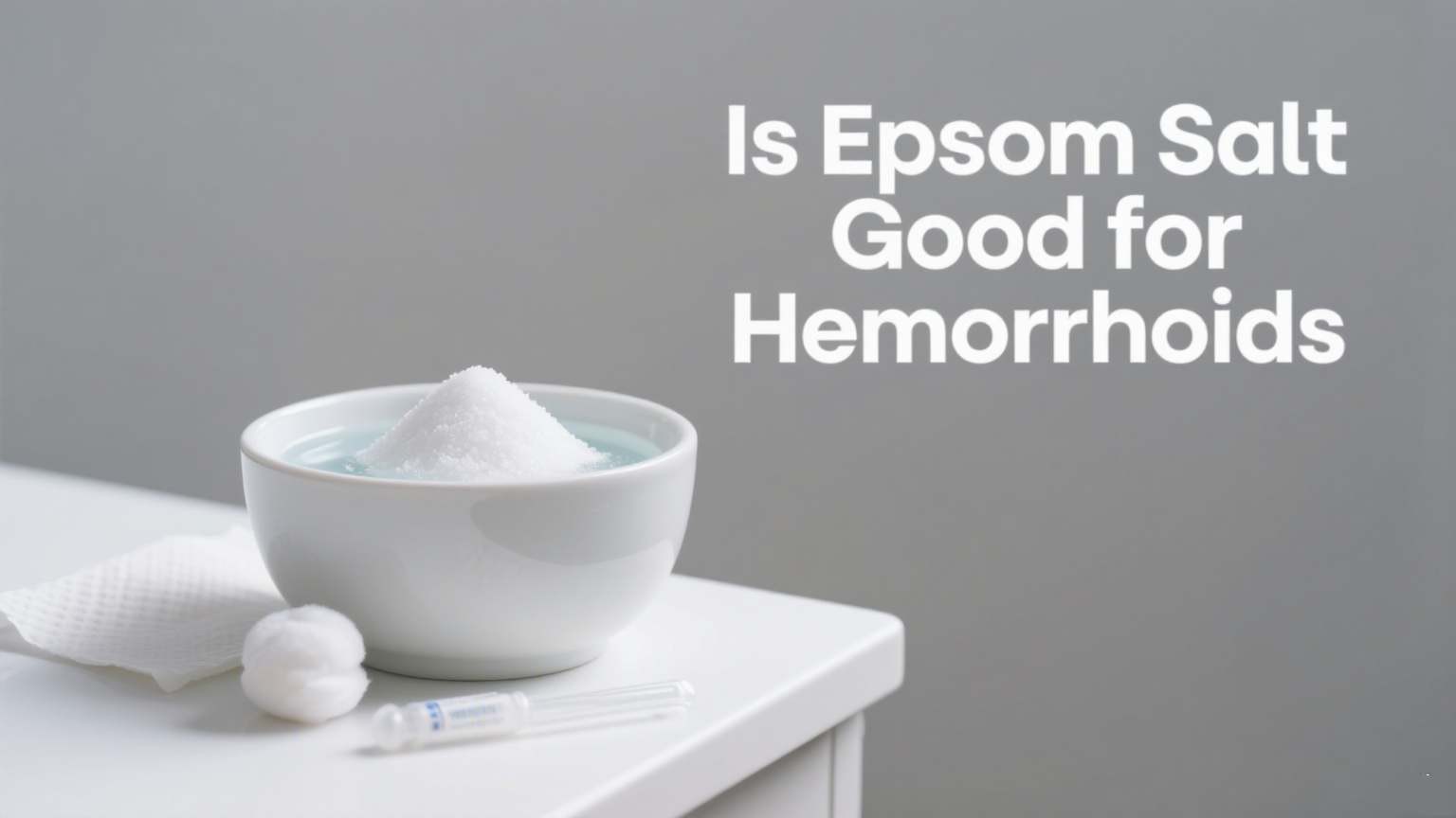 Is Epsom Salt Good for Hemorrhoids Is Epsom Salt Good for Hemorrhoids